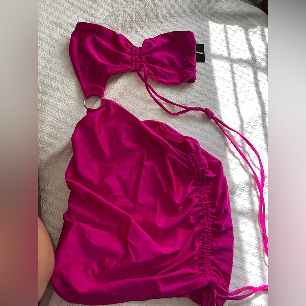 PINK CUT OUT DRESS